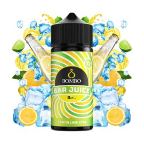 Lemon Lime Soda Ice 100ml Bar Juice Bombo