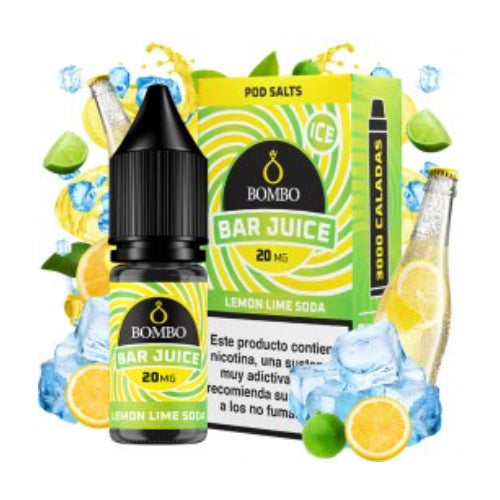 Lemon Lime Soda Ice 10ml Bar Juice Bombo