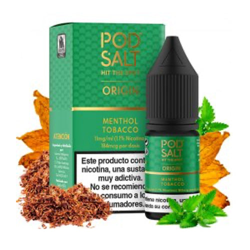 Menthol Tobacco pod salt origin