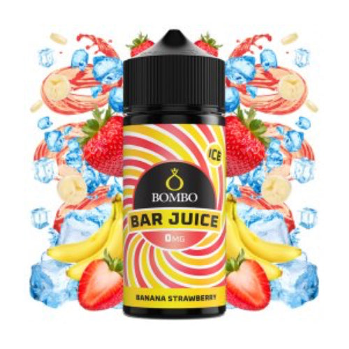 Banana Strawberry Ice 100ml Bar Juice Bombo