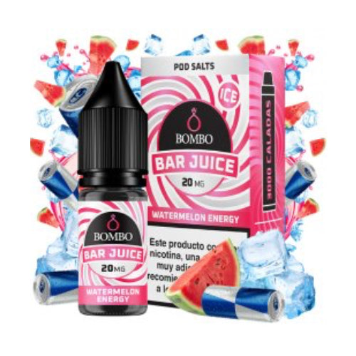 Watermelon Energy Ice 10ml Bar Juice Bombo