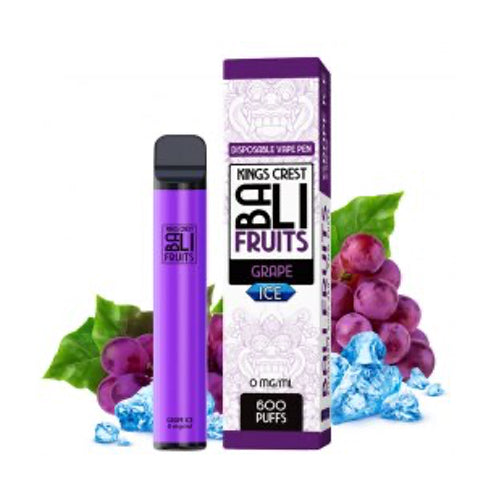 Bali Kings Crest Pod desechable Grape Ice